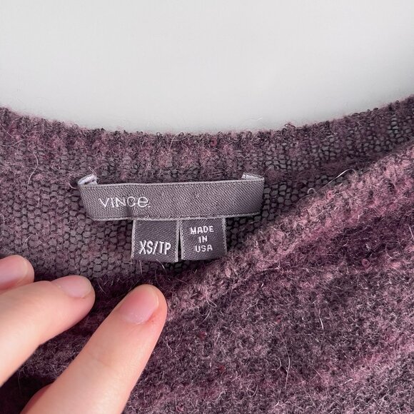 Vince Ombre Sequin Wool Mohair Blend Sweater  Size XS - Picture 4 of 5